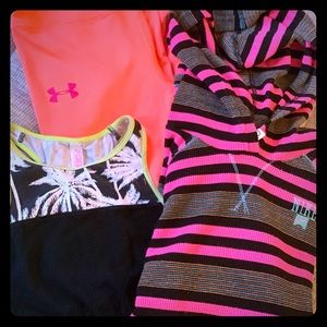 Nike Under Armour Leggings VS Pink Workout  XS S 0